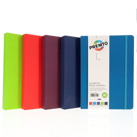 Premto A5 Journal & Sketch Book - 192 Pages - Admiral Blue