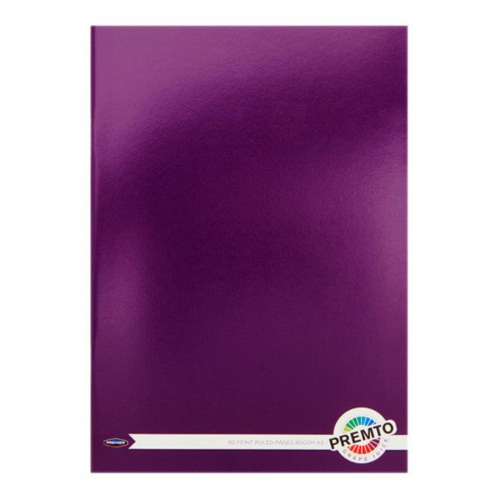 Premto A5 Notebook - 80 Pages - Grape Juice Purple | Stationery Shop UK