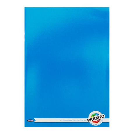 Premto A5 Notebook - 80 Pages - Printer Blue | Stationery Shop UK