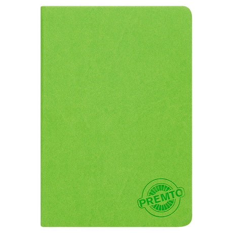 Premto A5 PU Leather Hardcover Notebook - 192 Pages - Caterpillar Green | Stationery Shop UK