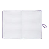Premto A5 PU Leather Hardcover Notebook with Elastic Closure - 192 Pages - Grape Juice Purple | Stationery Shop UK