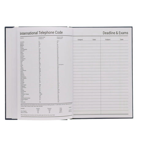 Premto A5 Page A Day Academic Diary 2024-2025 - Admiral Blue