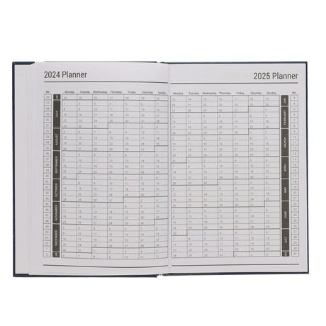 Premto A5 Page A Day Academic Diary 2024-2025 - Admiral Blue