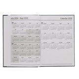 Premto A5 Week To View Academic Diary 2024-2025 - Caterpillar Green