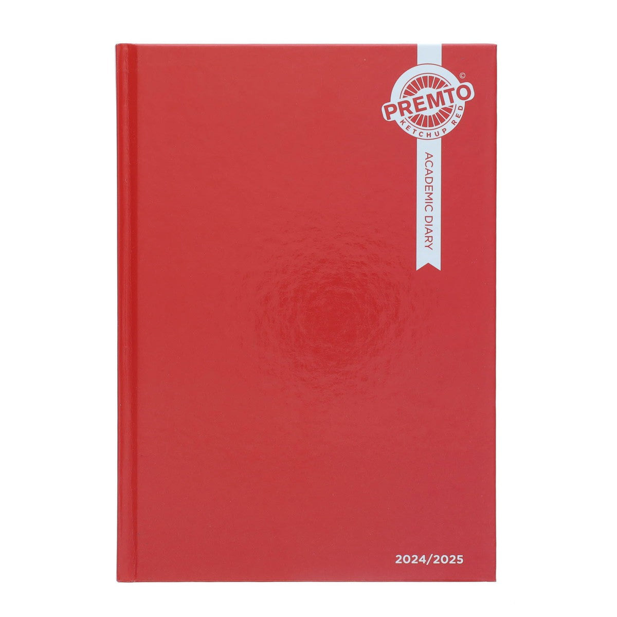 Premto A5 Week To View Academic Diary 2024-2025 - Ketchup Red