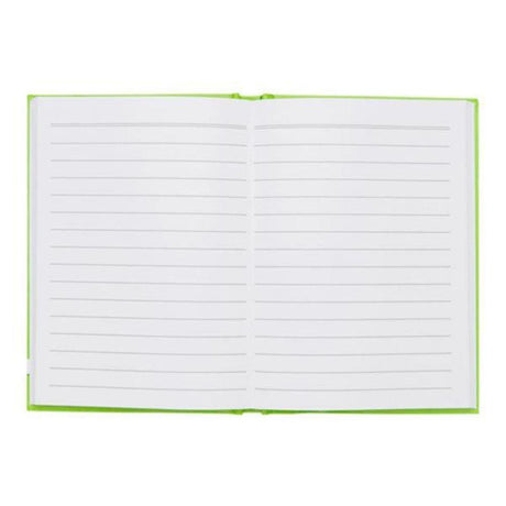 Premto A6 Hardcover Notebook - 160 Pages - Caterpillar Green