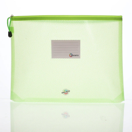 Premto B4+ Ultramesh Expanding Wallet with Zip - Caterpillar Green