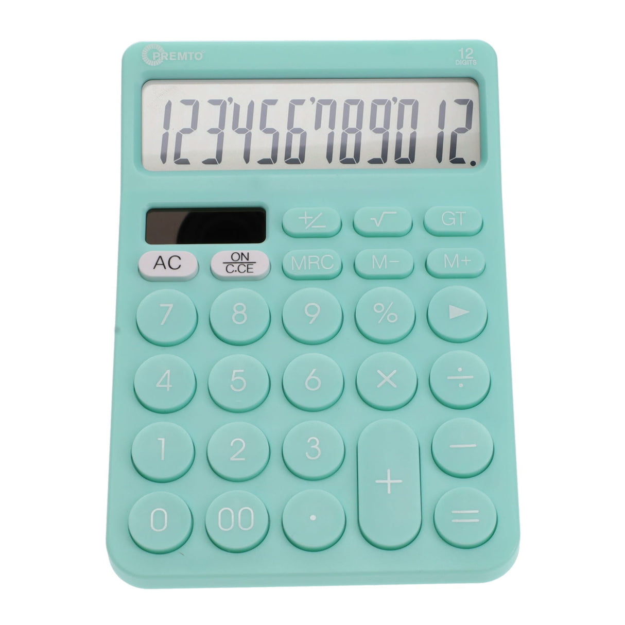 Premto Desktop Calculator Maths Essentials - Mint Magic | Stationery Shop UK