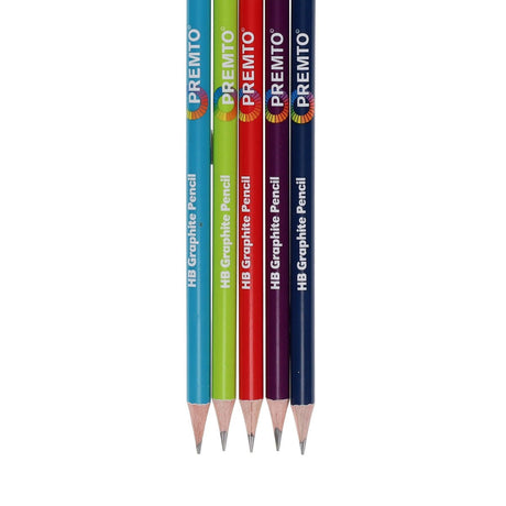 Premto HB Pencils With Eraser Tip - Tub of 100