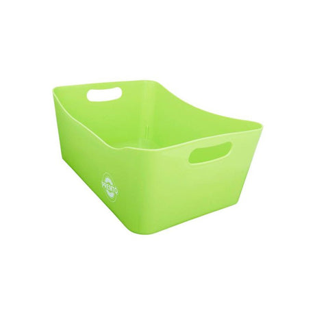 Premto Large Storage Basket - 340x225x140mm - Caterpillar Green | Stationery Shop UK