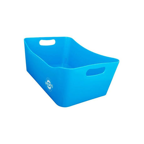 Premto Large Storage Basket - 340x225x140mm - Printer Blue-Storage Boxes & Baskets-Premto|StationeryShop.co.uk