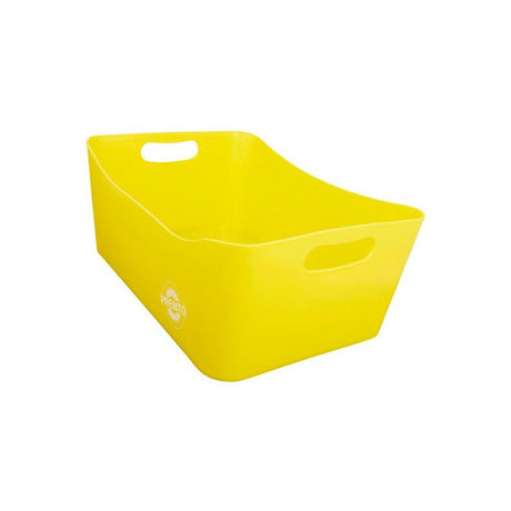Premto Large Storage Basket - 340x225x140mm - Sunshine Yellow-Storage Boxes & Baskets-Premto|StationeryShop.co.uk