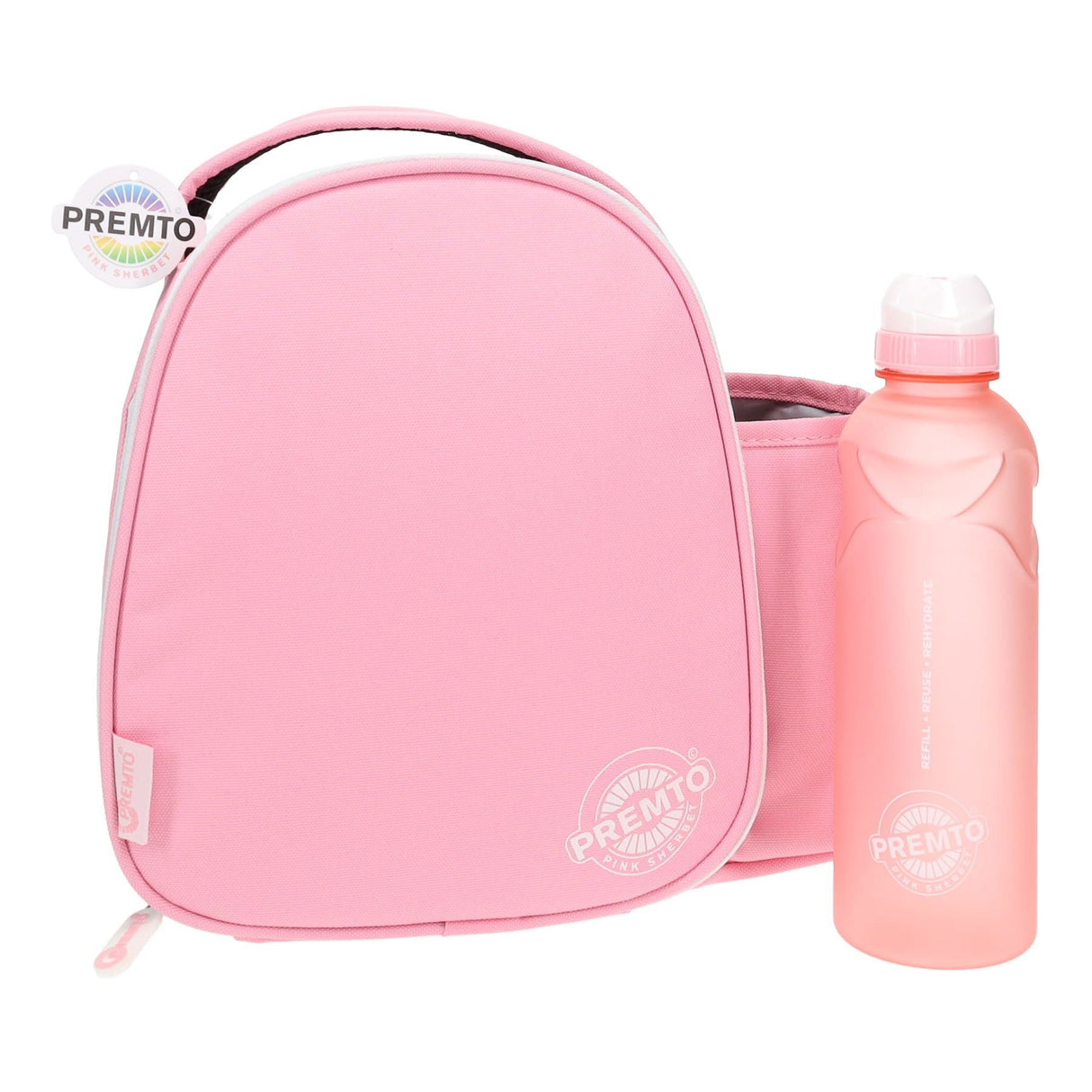Premto Lunch Bag - Pink Sherbet | Stationery Shop UK