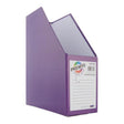 Premto Magazine Organiser - Made of Heavy Duty Cardboard - Grape Juice Purple