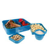 Premto Meal Box With Multicompartments - Printer Blue