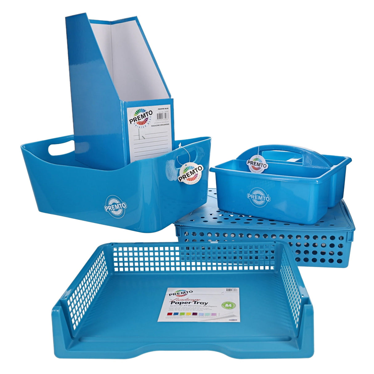 Premto Multipack | Storage Solutions Printer Blue - Pack of 5 | Stationery Shop UK