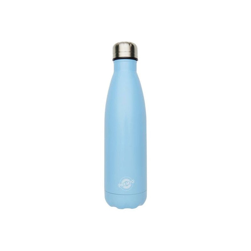 Premto Pastel 500ml Stainless Steel Water Bottle - Cornflower Blue | Stationery Shop UK
