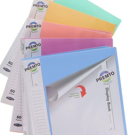 Premto Pastel A4 60 Pockets Display Book - Mint Magic