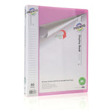 Premto Pastel A4 60 Pockets Display Book - Wild Orchid-Display Books-Premto | Buy Online at Stationery Shop