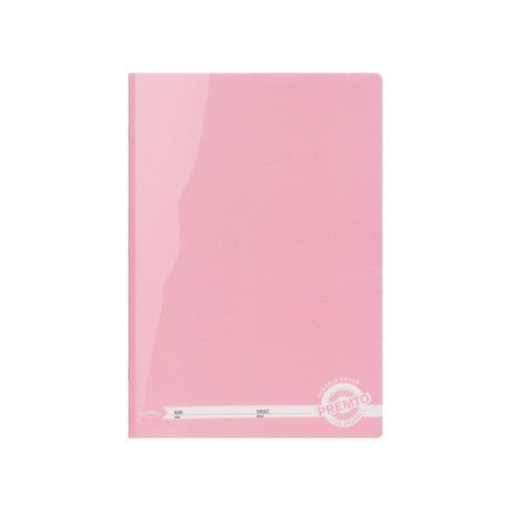 Premto Pastel A4 Durable Cover Manuscript Book - 120 Pages - Pink Sherbet | Stationery Shop UK