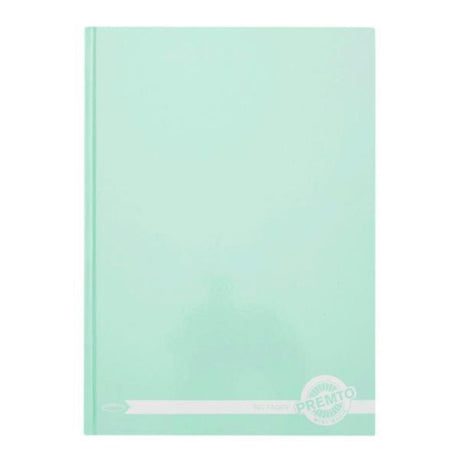 Premto Pastel A4 Hardcover Notebook - 160 Pages - Mint Magic Green | Stationery Shop UK