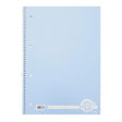 Premto Pastel A4 Spiral Notebook - 160 Pages -Cornflower Blue