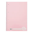 Premto Pastel A4 Spiral Notebook - 160 Pages - Pink Sherbet