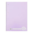 Premto Pastel A4 Spiral Notebook - 160 Pages -Wild Orchid