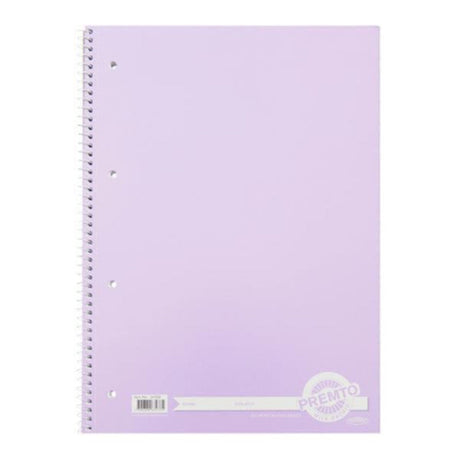 Premto Pastel A4 Spiral Notebook - 160 Pages -Wild Orchid-A4 Notebooks-Premto | Buy Online at Stationery Shop