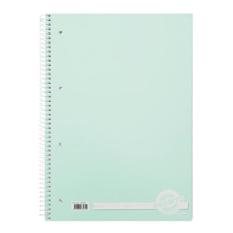 Premto Pastel A4 Spiral Notebook - 320 Pages - Mint Magic | Stationery Shop UK