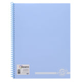 Premto Pastel A4 Spiral Notebook PP - 160 Pages - Cornflower Blue | Stationery Shop UK
