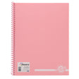 Premto Pastel A4 Spiral Notebook PP - 160 Pages - Pink Sherbet