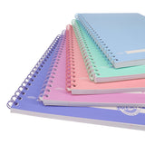 Premto Pastel A4 Wiro Notebook - 200 Pages - Heather Haze