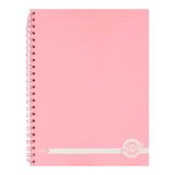 Premto Pastel A4 Wiro Notebook - 200 Pages - Pink Sherbet | Stationery Shop UK