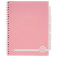 Premto Pastel A4 Wiro Project Book - 5 Subjects - 250 Pages - Pink Sherbet