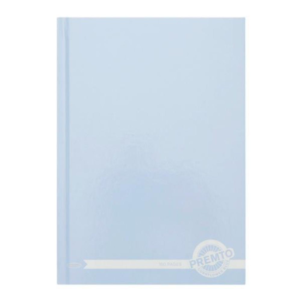 Premto Pastel A5 Hardcover Notebook - 160 Pages - Cornflower Blue-A5 Notebooks-Premto|StationeryShop.co.uk