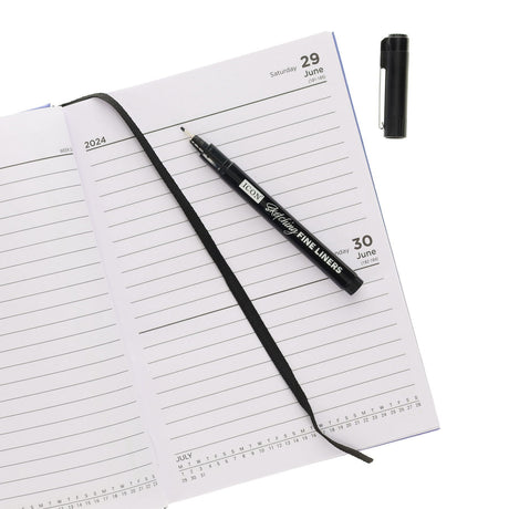 Premto Pastel A5 Page A Day Academic Diary 2024-2025 - Pink Sherbet