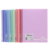 Premto Pastel A5 Spiral Notebook PP - 160 Pages - Pack of 5