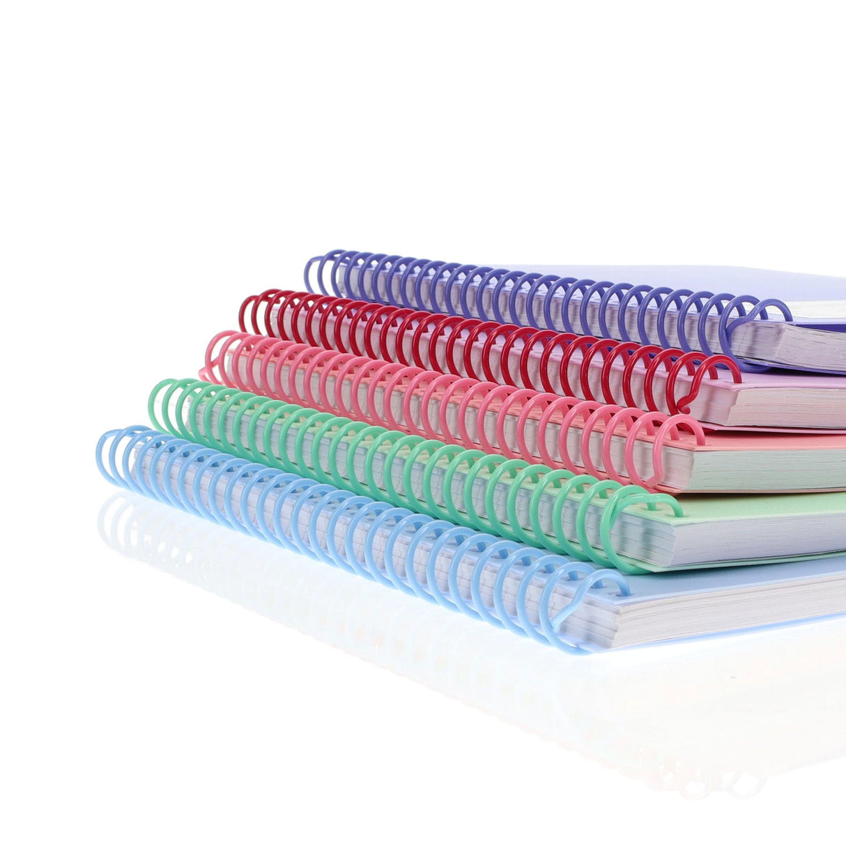 Premto Pastel A5 Spiral Notebook PP - 160 Pages - Pack of 5