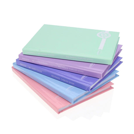 Premto Pastel A6 Hardcover Notebook - 160 Pages - Pastel - Cornflower Blue