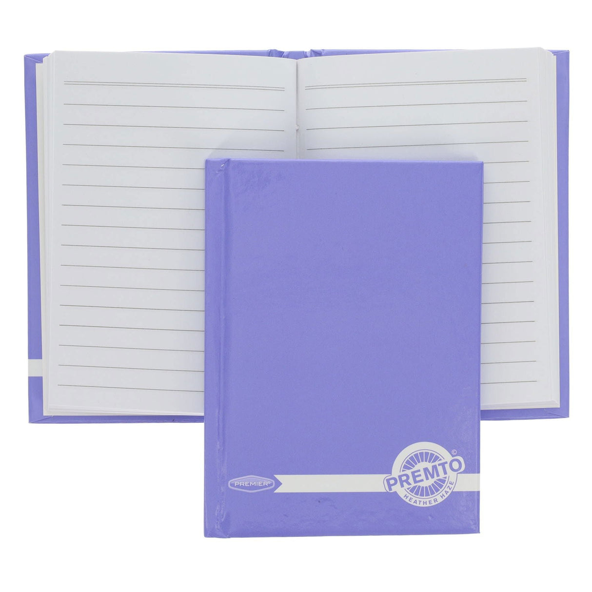 Premto Pastel A6 Hardcover Notebook - 160 Pages - Pastel - Heather Haze | Stationery Shop UK