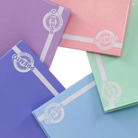 Premto Pastel A6 Hardcover Notebook - 160 Pages - Pastel - Mint Magic