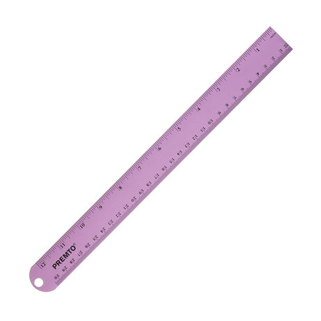 Premto Pastel Aluminium Ruler 30cm - Wild Orchid