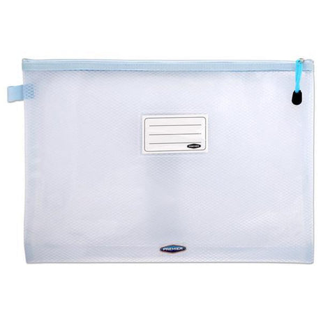 Premto Pastel B4+ Ultramesh Expanding Wallet with Zip - Cornflower Blue