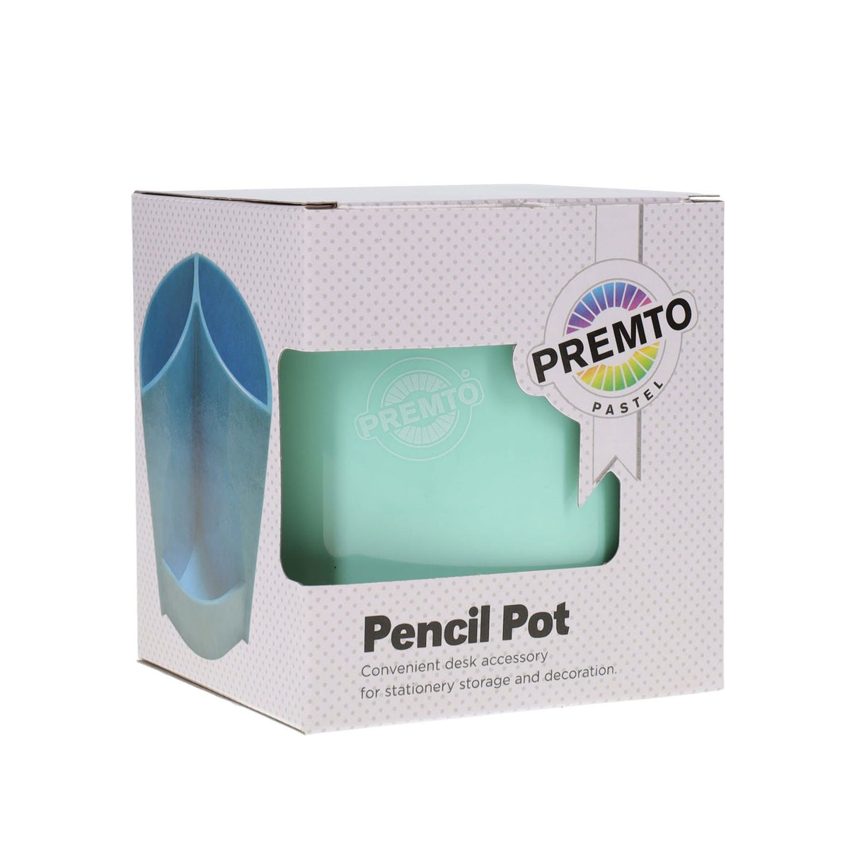 Premto Pastel Pen Pot - Mint Magic | Stationery Shop UK
