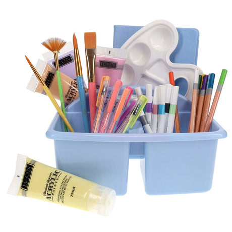 Premto Pastel Storage Caddy - 235x225x130mm - Cornflower Blue