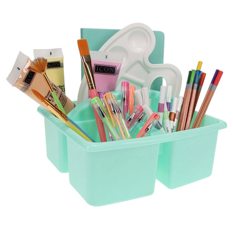 Premto Pastel Storage Caddy - 235x225x130mm - Mint Magic Green