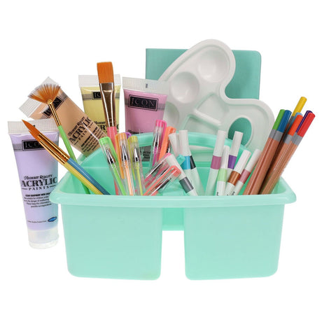 Premto Pastel Storage Caddy - 235x225x130mm - Mint Magic Green