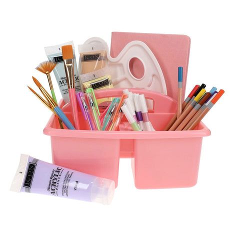 Premto Pastel Storage Caddy - 235x225x130mm - Pink Sherbet