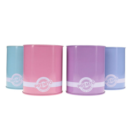 Premto Pastel Tin Pencil Pot - Mint Magic